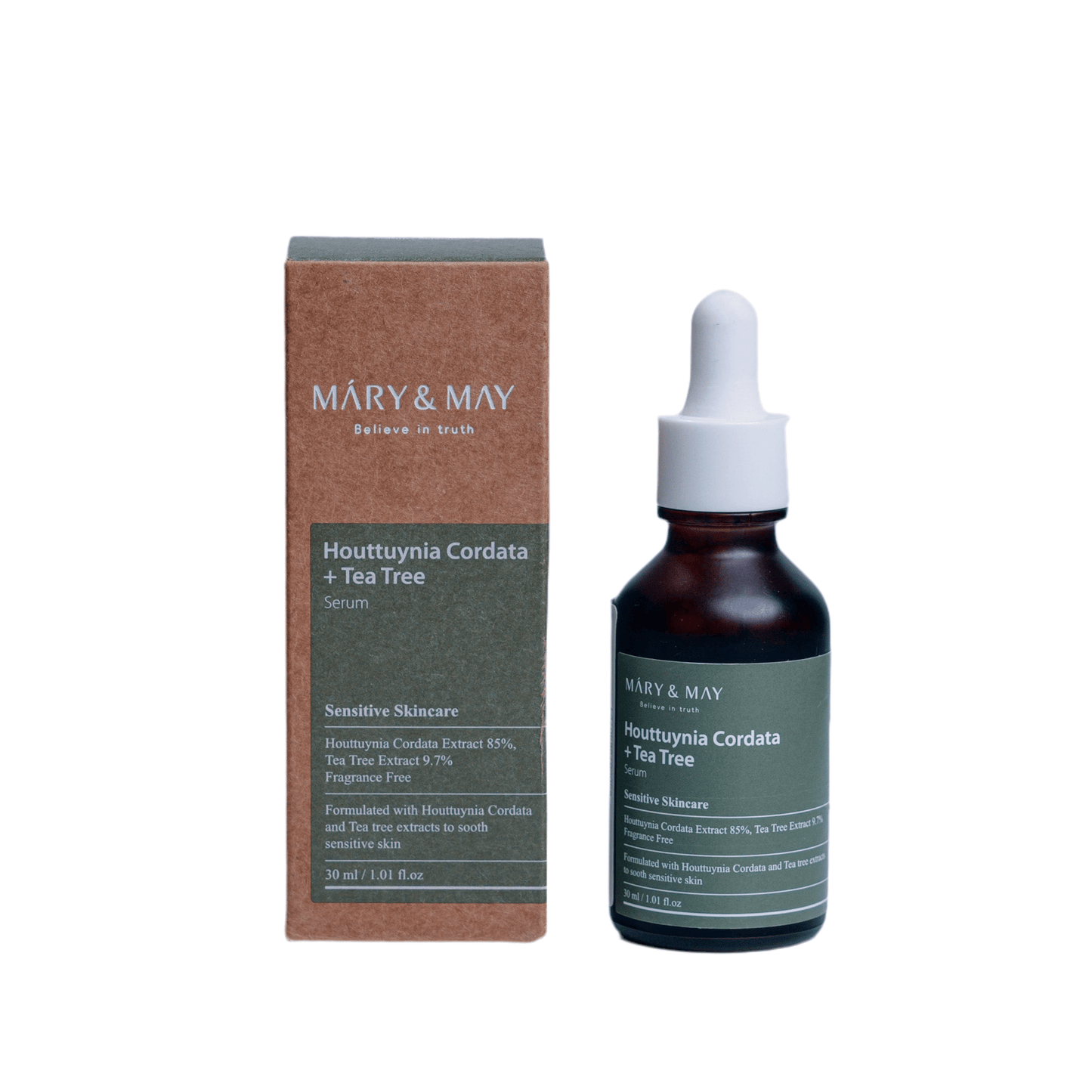 MARY & MAY Houttuynia Cordata + Tea Tree Serum 30ml - Wild Life Millions