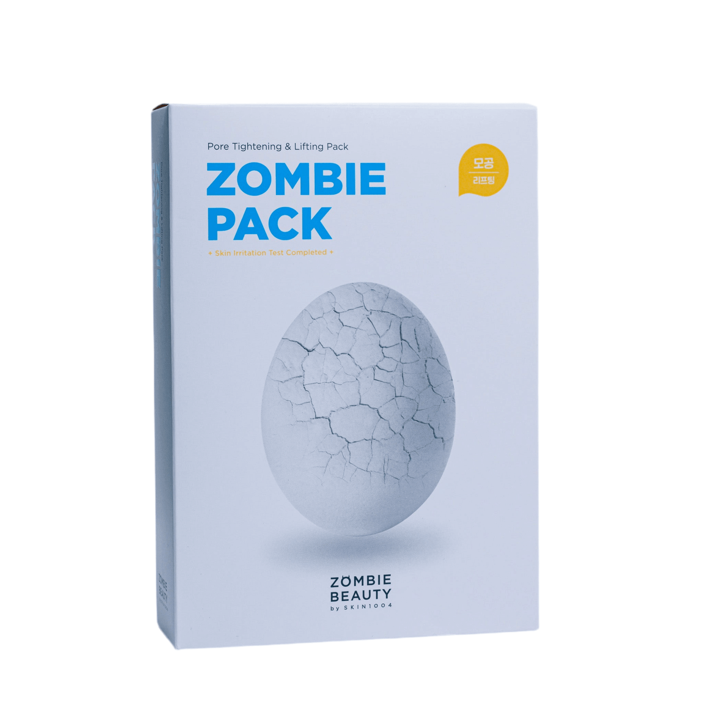 SKIN1004 Pore Tightening & Lifting Zombie - 8 Packs mask packaging with cracked egg design.