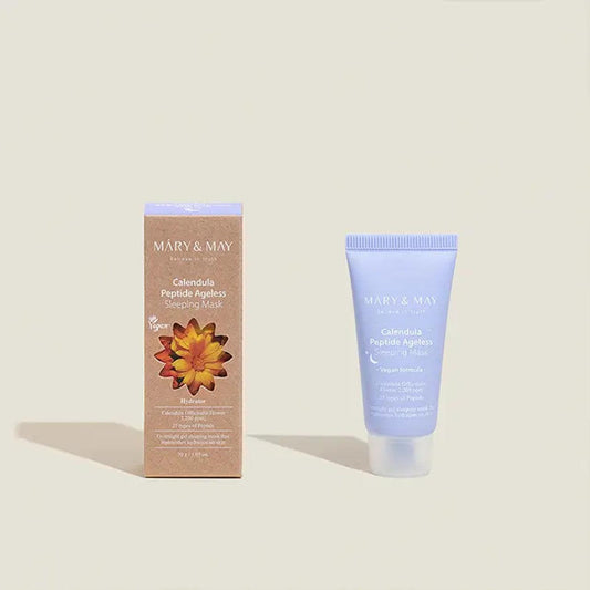 MARY & MAY Calendula Peptide Ageless Sleeping Mask: No Detour to a Youthful Skin - Wild Life Millions