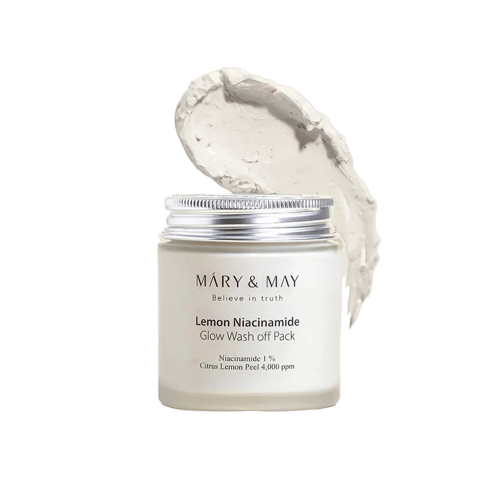 MARY & MAY Lemon Niacinamide Glow Wash Off Pack 125g