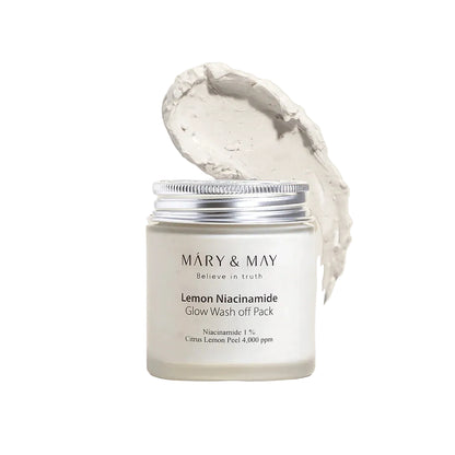 MARY & MAY Lemon Niacinamide Glow Wash Off Pack 125g