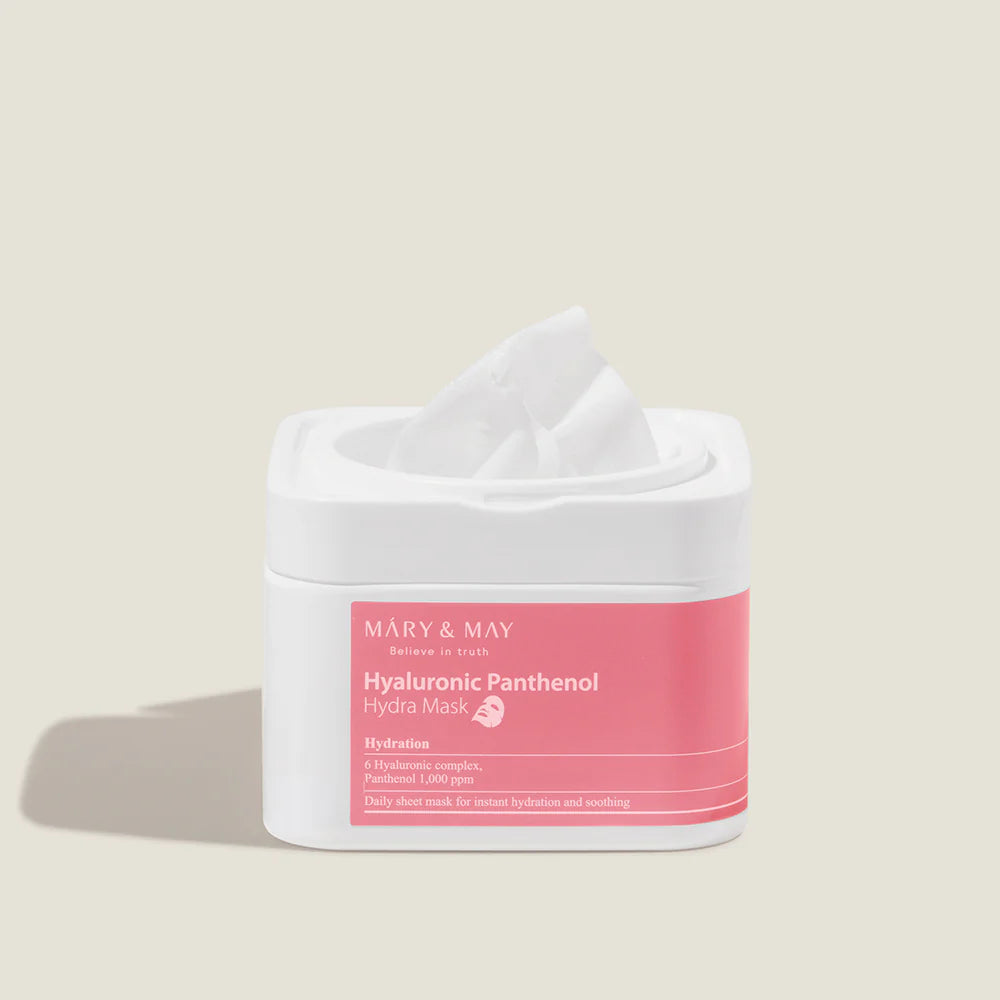 MARY & MAY Hyaluronic Panthenol Hydra Mask 30pcs