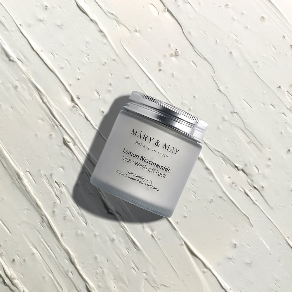 MARY & MAY Lemon Niacinamide Glow Wash Off Pack 125g