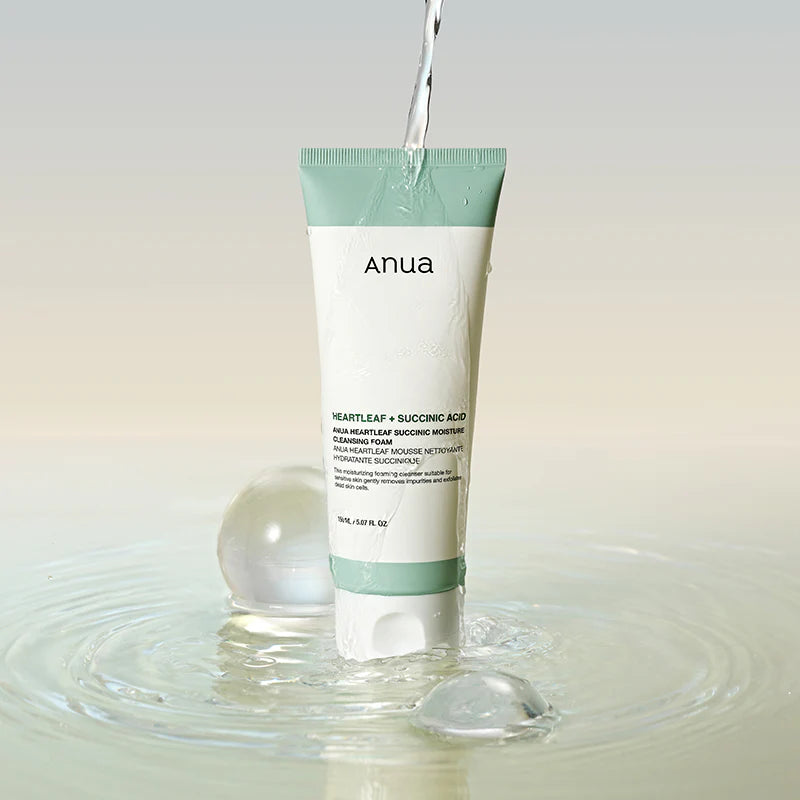 Anua Heartleaf Succinic Moisture Cleansing Foam