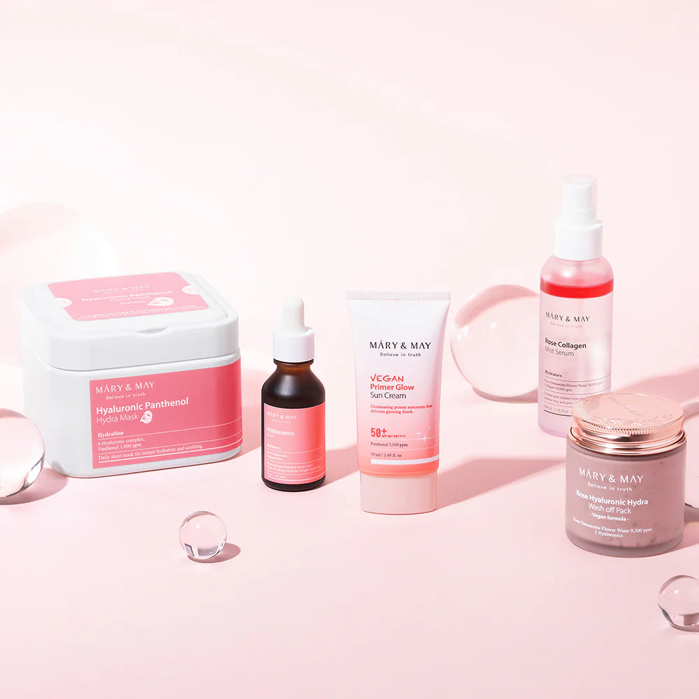 MARY & MAY Hyaluronic Panthenol Hydra Mask 30pcs