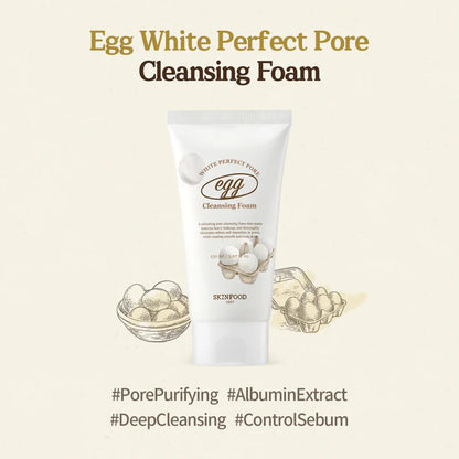 SKINFOOD  Egg White Perfect Pore Cleansing Foam 150ml