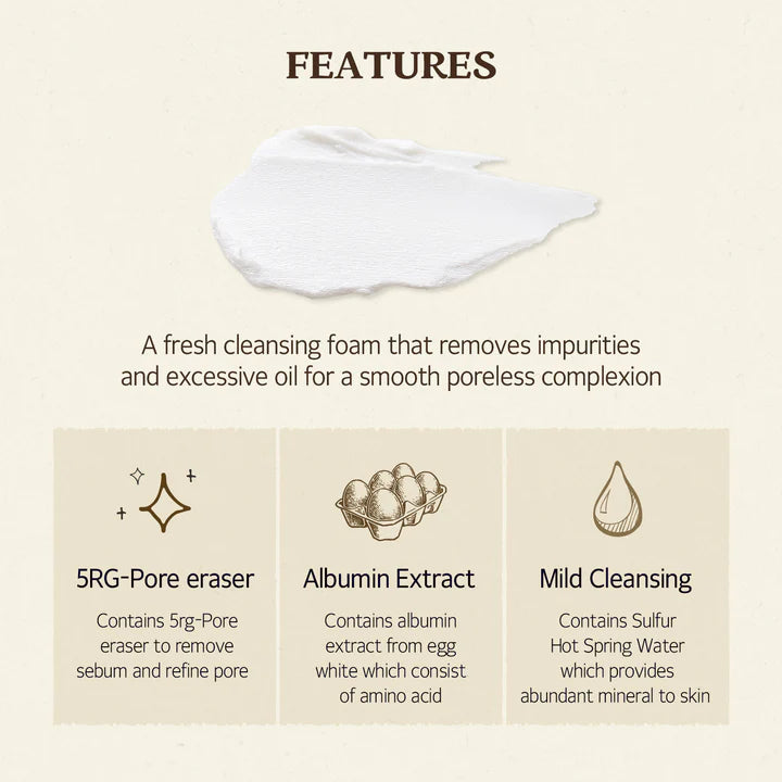 SKINFOOD  Egg White Perfect Pore Cleansing Foam 150ml