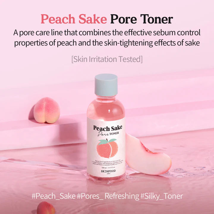 SKINFOOD Peach Sake Pore Toner 160ml