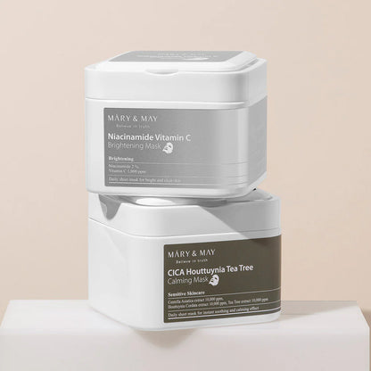 MARY & MAY Cica Houttuynia Tea Tree Calming Mask 30 sheets