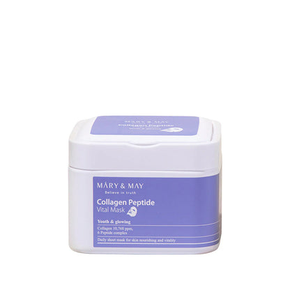 MARY & MAY Collagen Peptide Vital Mask 30pcs