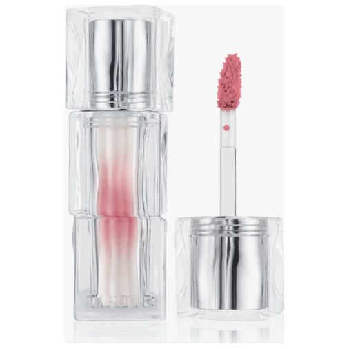 TIR TIR Hydrating & Glowlasting Waterism Glow Tint in clear packaging with applicator for lips