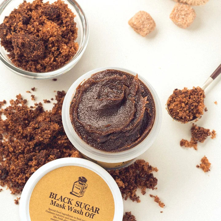 SKINFOOD Black Sugar Mask Wash Off - Remove blackheads