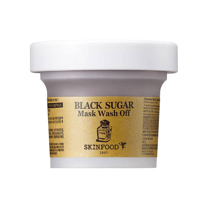 SKINFOOD Black Sugar Mask Wash Off - Remove blackheads