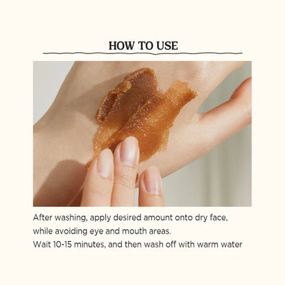 SKINFOOD Black Sugar Mask Wash Off - Remove blackheads