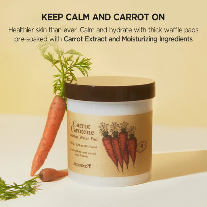 SKINFOOD Carrot Carotene Calming Water Pad 60 Pads