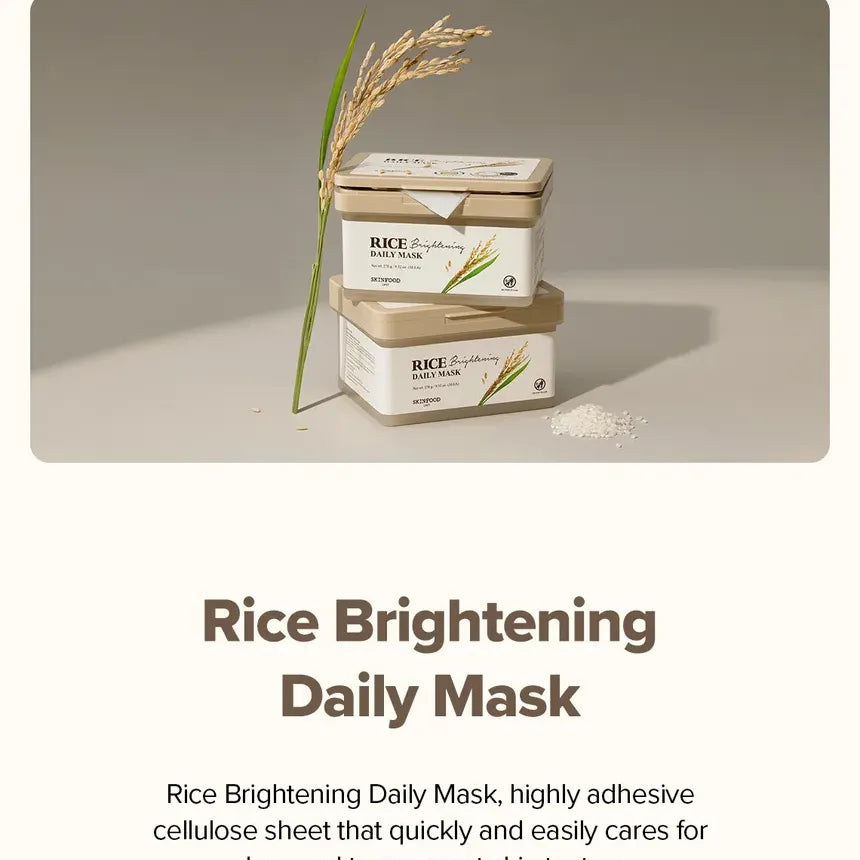 SKINFOOD Rice Brightening Daily Mask
