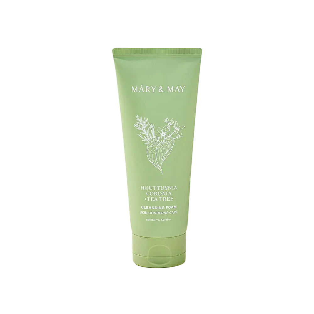 MARY & MAY Houttuynia Cordata + Tea Tree Cleansing Foam