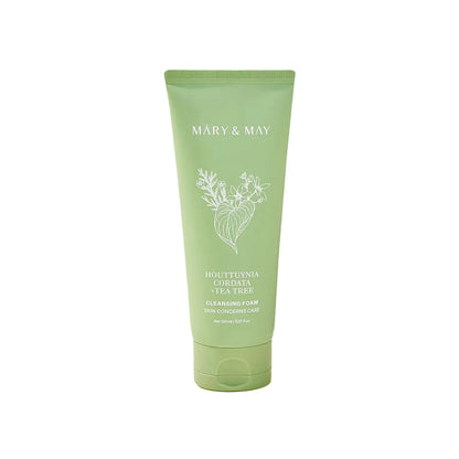 MARY & MAY Houttuynia Cordata + Tea Tree Cleansing Foam
