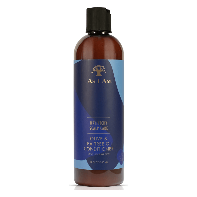 AS I AM Dry & Itchy Scalp Care Conditioner for dry and itchy scalps, 355 ml, promotes healthy hair.