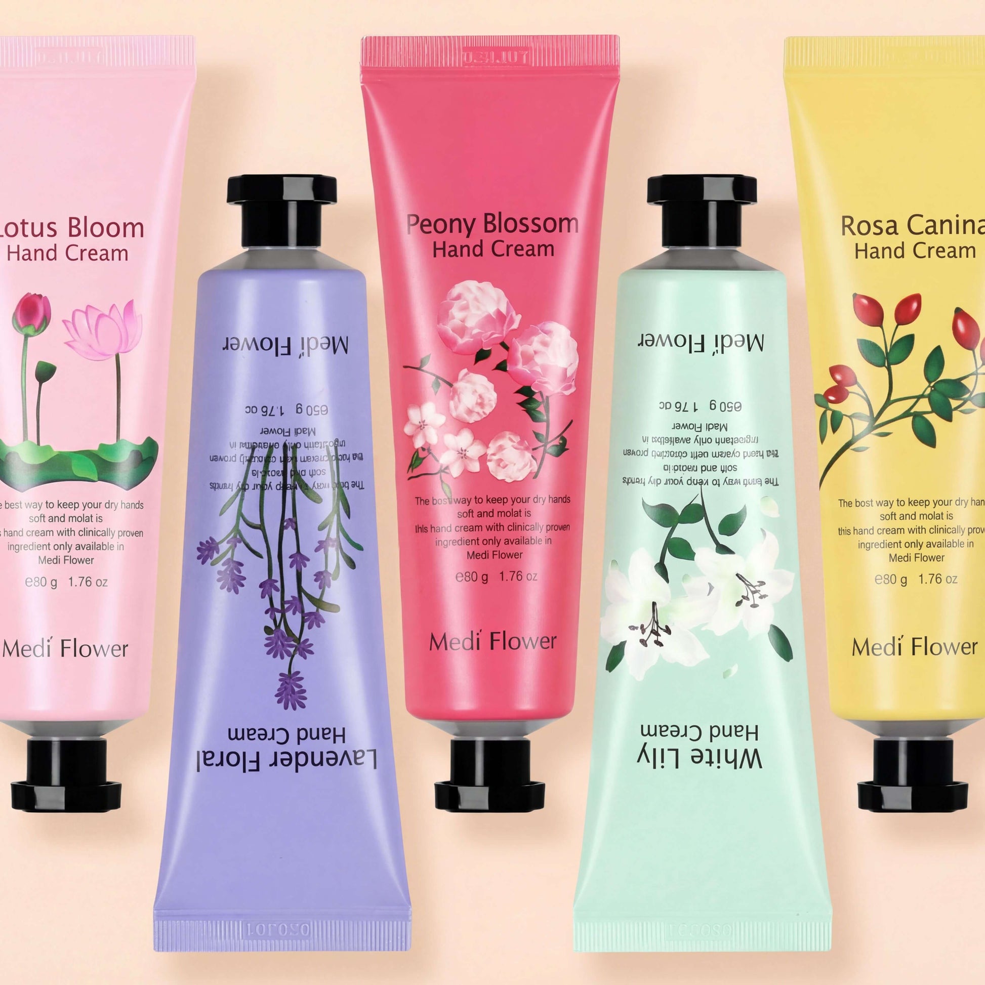 MediFlower - The Secret Garden of Five Hand Cream Set