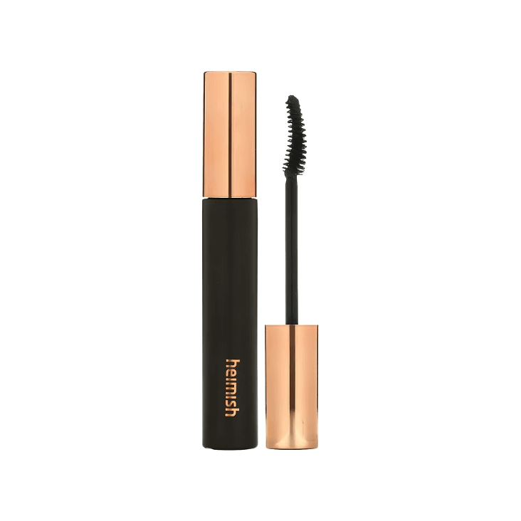 Heimish Dailism Smudge Stop Mascara in a sleek black and rose gold tube with a rubber applicator brush