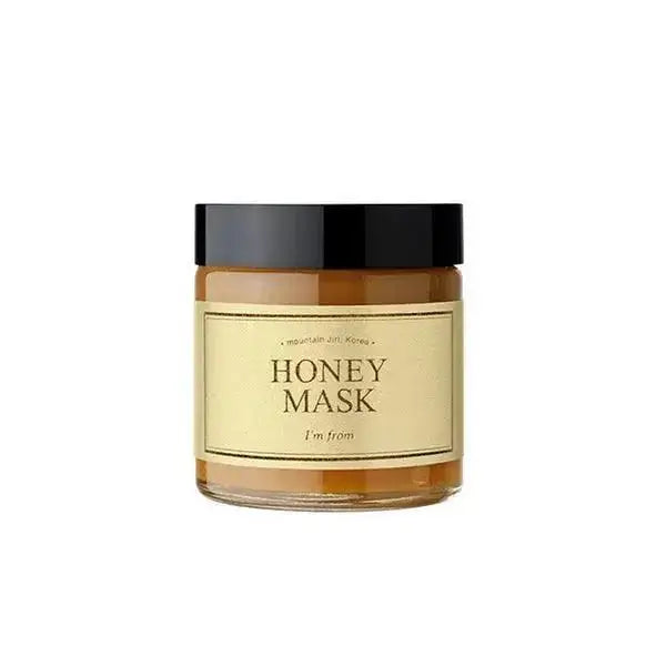 I'M FROM Honey Mask 120g jar showcasing natural honey ingredients for ultimate skin nourishment.
