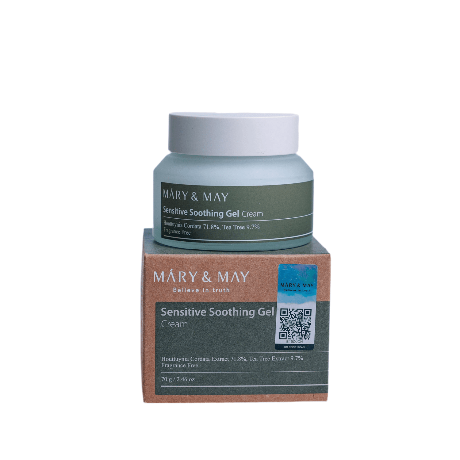 MARY & MAY Sensitive Soothing Gel Cream 70g - Wild Life Millions
