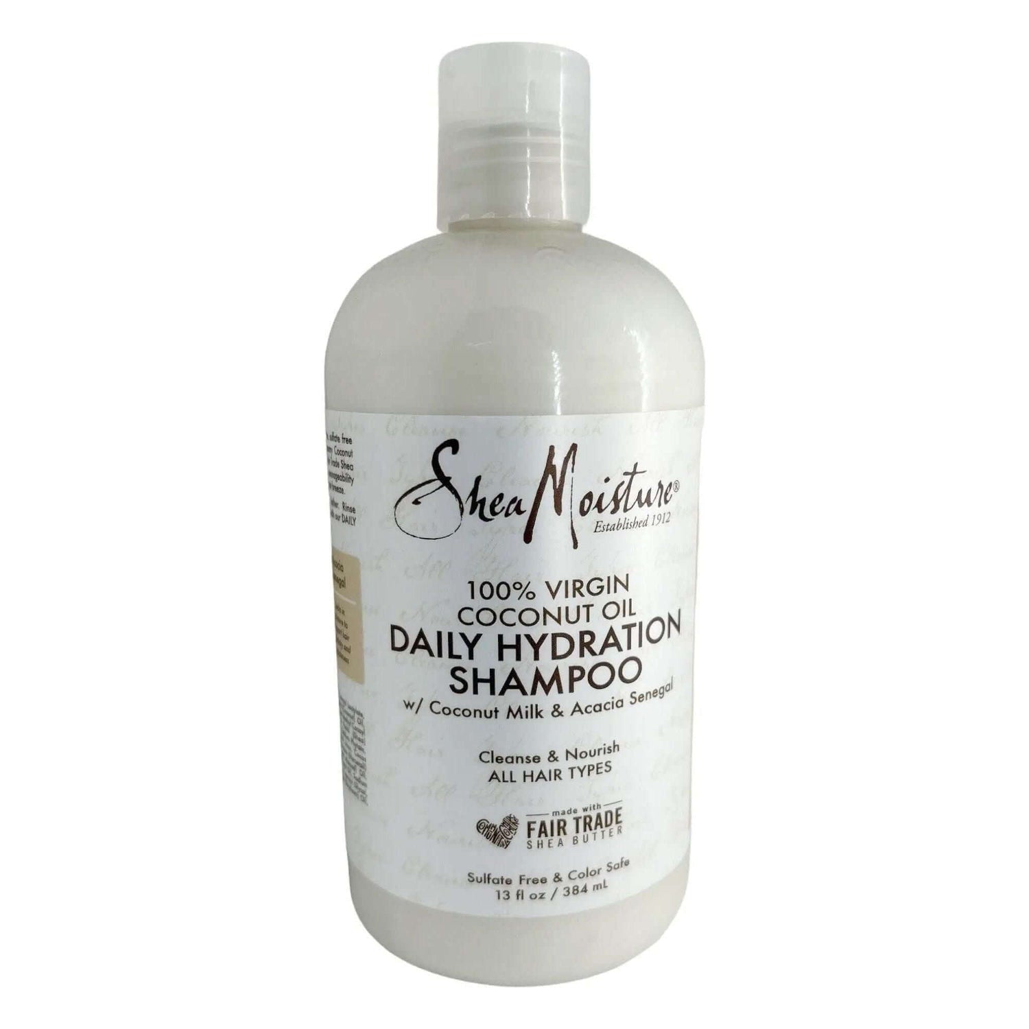 SHEA MOISTURE 100% Virgin Coconut Oil Daily Hydration Shampoo 384ml - Wild Life Millions
