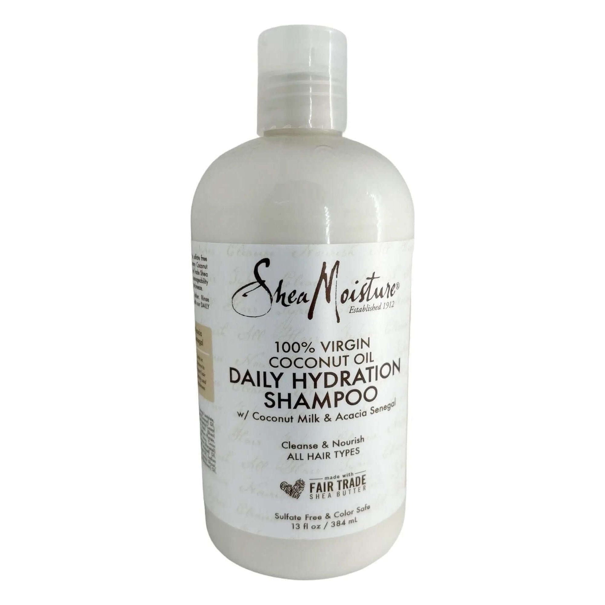 SHEA MOISTURE 100% Virgin Coconut Oil Daily Hydration Shampoo 384ml - Wild Life Millions