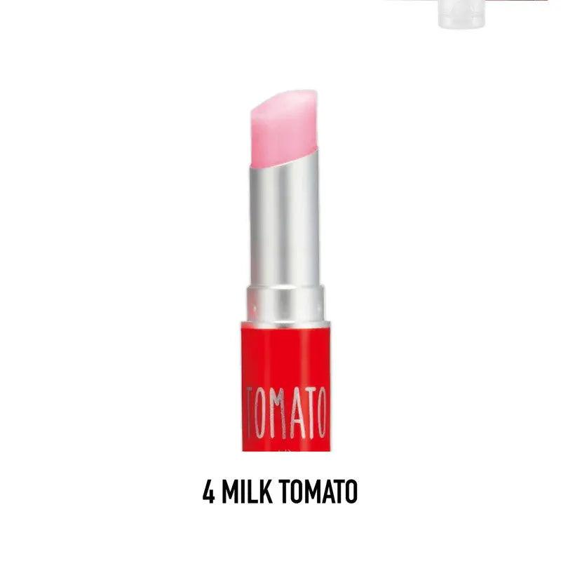 SKINFOOD - Tomato Jelly Tint Lip (4 Colors) in 4 Milk Tomato shade, showcasing a glossy pink lip tint.