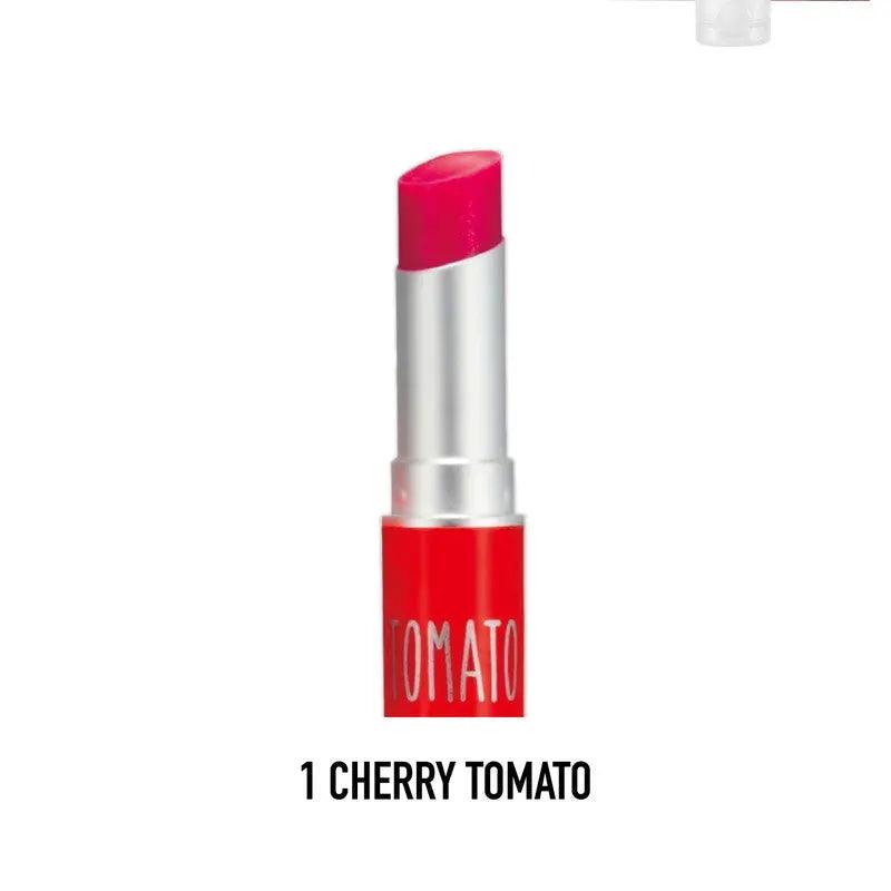 SKINFOOD - Tomato Jelly Tint Lip (4 Colors) in Cherry Tomato shade showcasing vibrant pink tint.