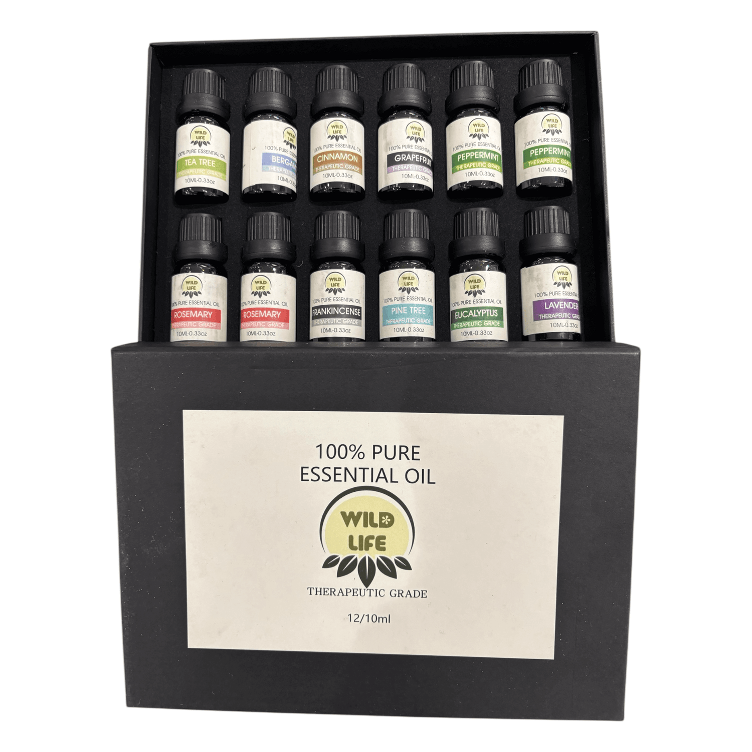 WILD LIFE Essential Oils - 12 bottles - different plants - Wild Life Millions