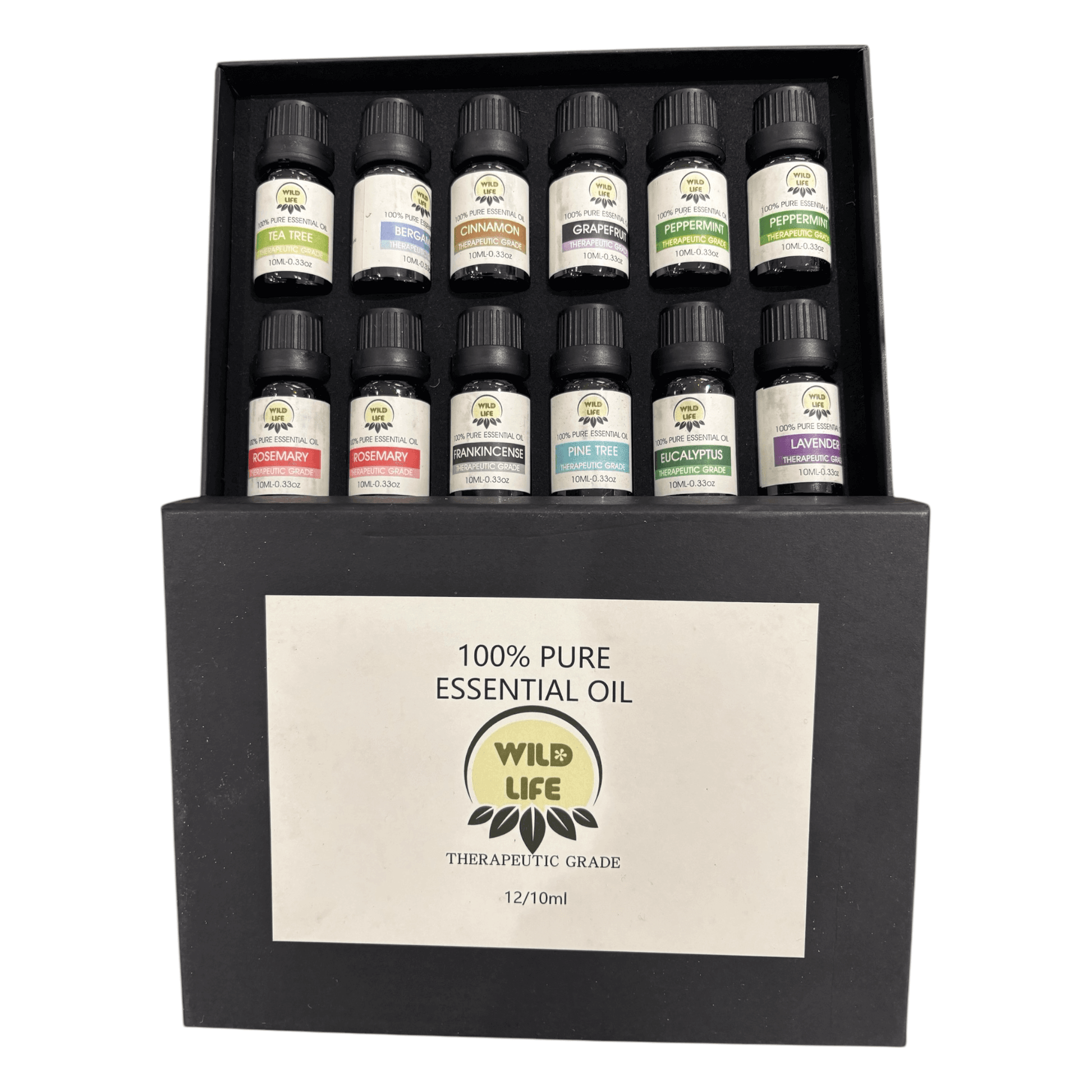 WILD LIFE Essential Oils - 12 bottles - different plants - Wild Life Millions
