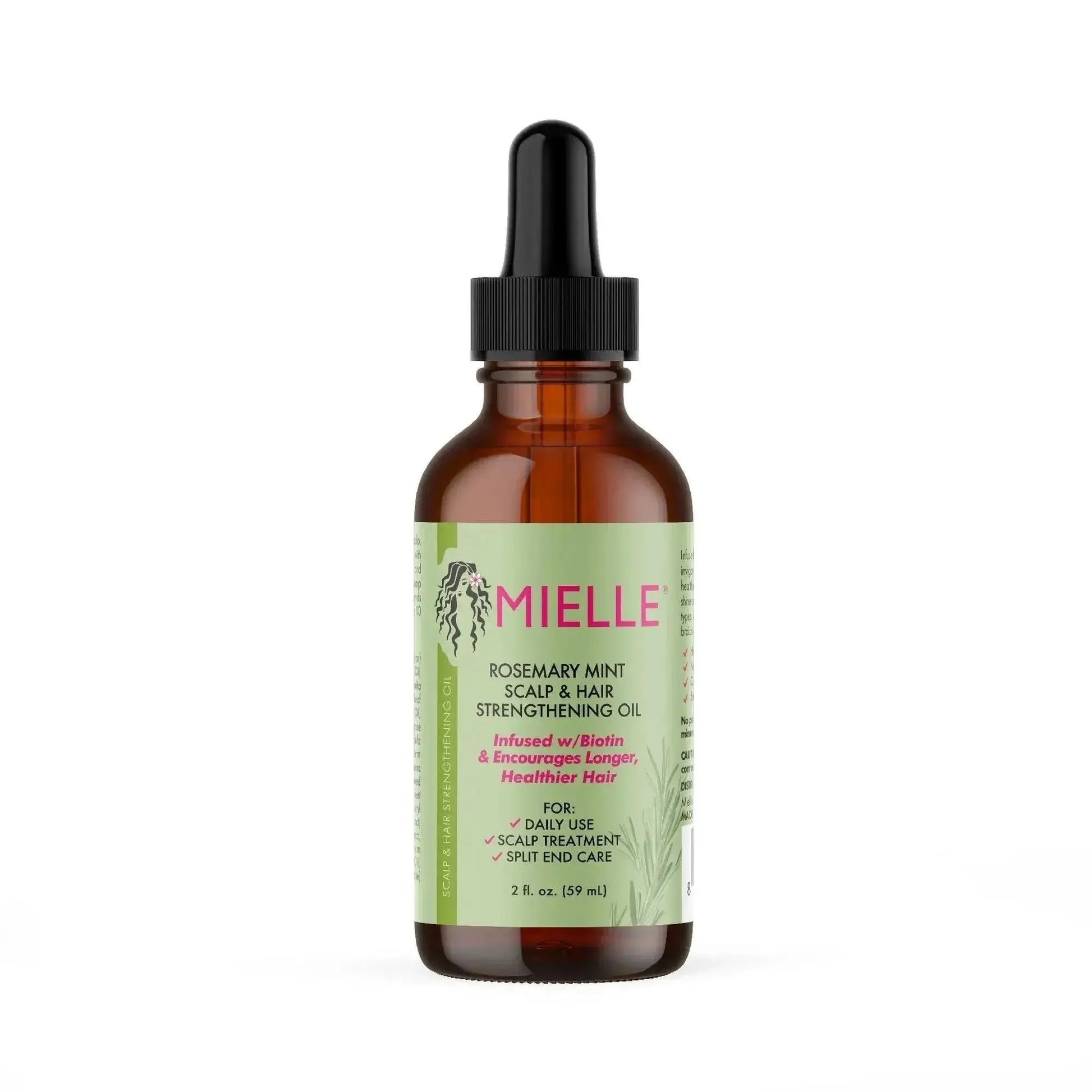 MIELLE ORGANICS Rosemary Mint Scalp & Hair Strengthening Oil - Wild Life Millions
