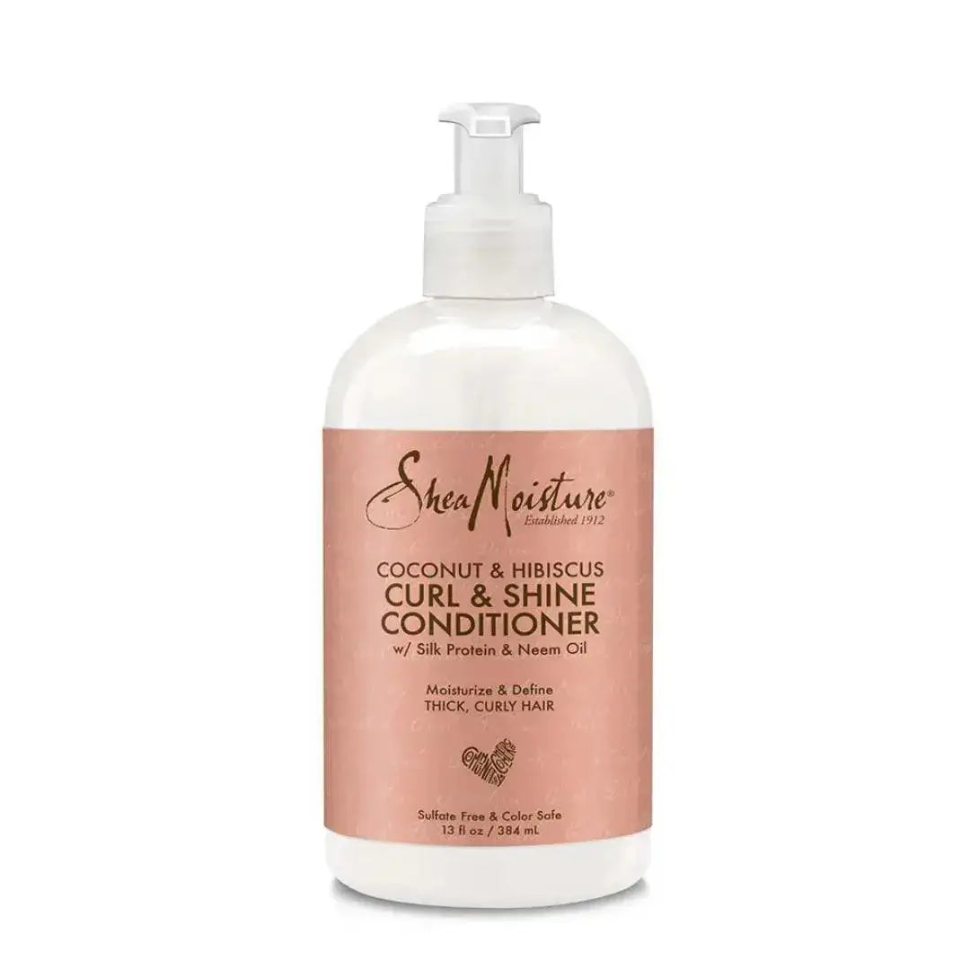 SHEA MOISTURE Coconut & Hibiscus Curl & Shine Conditioner 384ml - Wild Life Millions