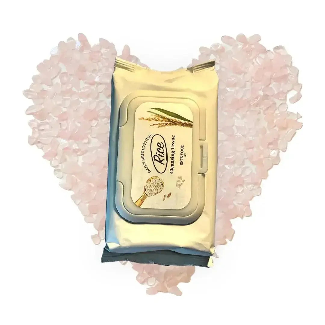 SKINFOOD Rice Daily Brightening Cleansing Tissue 80sheets - Wild Life Millions