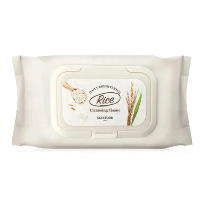 SKINFOOD Rice Daily Brightening Cleansing Tissue 80sheets - Wild Life Millions